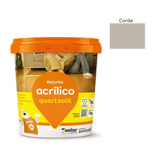 Rejunte Acrílico Quartzolit Corda 1Kg