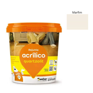 Rejunte Acrílico Quartzolit Marfim 1Kg