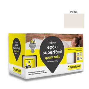 Rejunte Epóxi Palha Quartzolit Super Fácil 1Kg